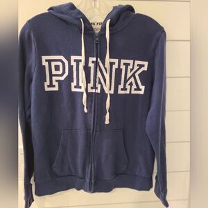PINK Hoodie Zip Up